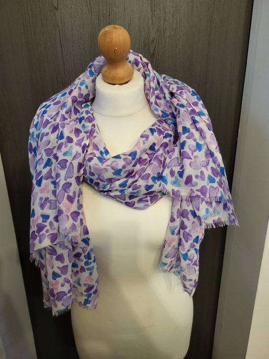 Foulard Rectangle Violet